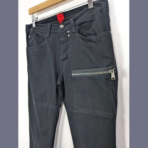 Saks Fifth Avenue Size 29 Mens Button Fly Black Jeans In Smoky black - Picture 5 of 12